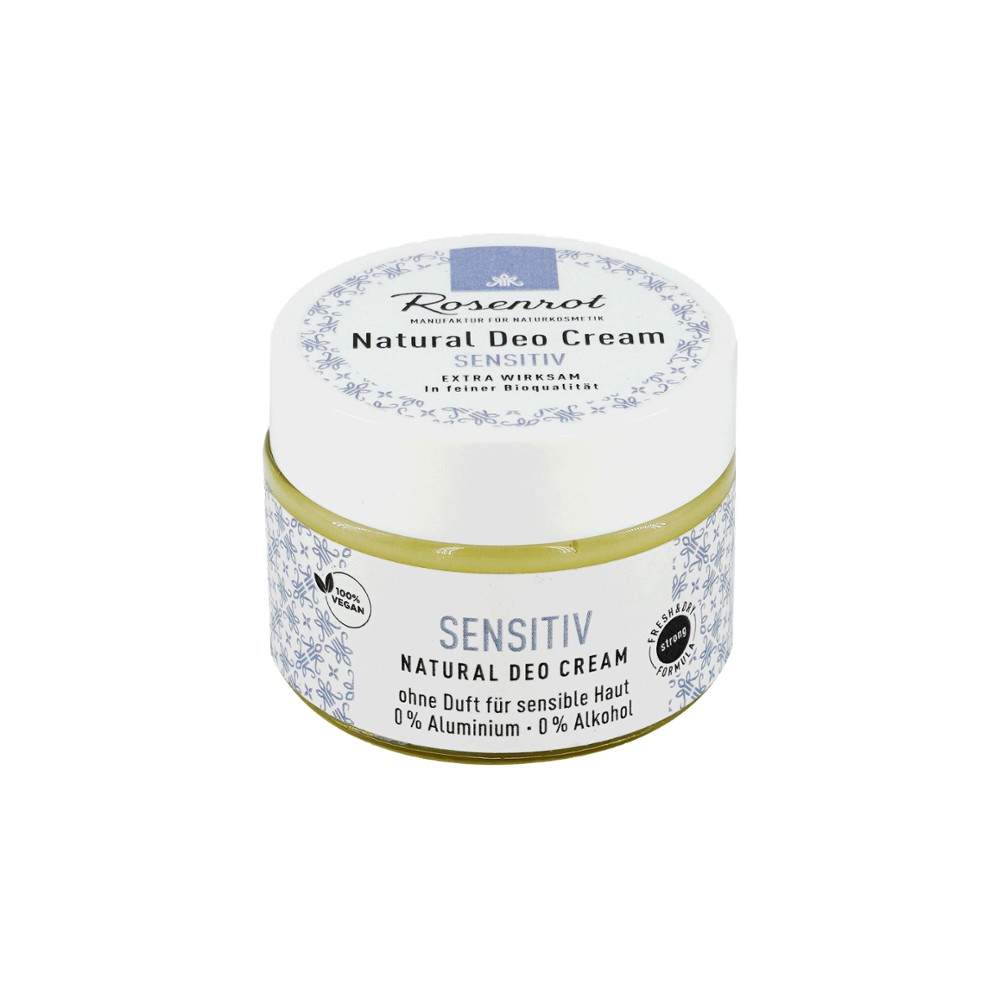 Deo Creme Sensitiv - vegan (100% natural) // Rosenrot Naturkosmetik