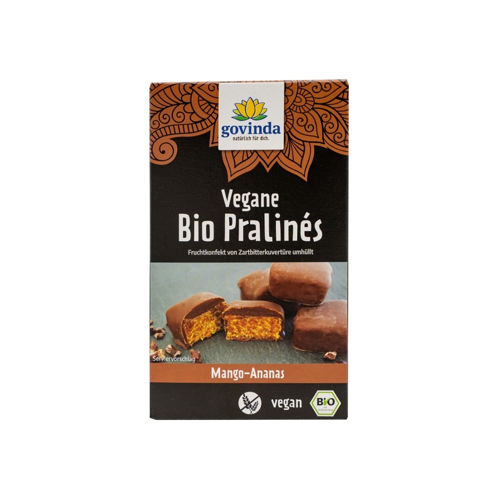 Vegane Bio Pralinés Mango-Ananas // Govinda