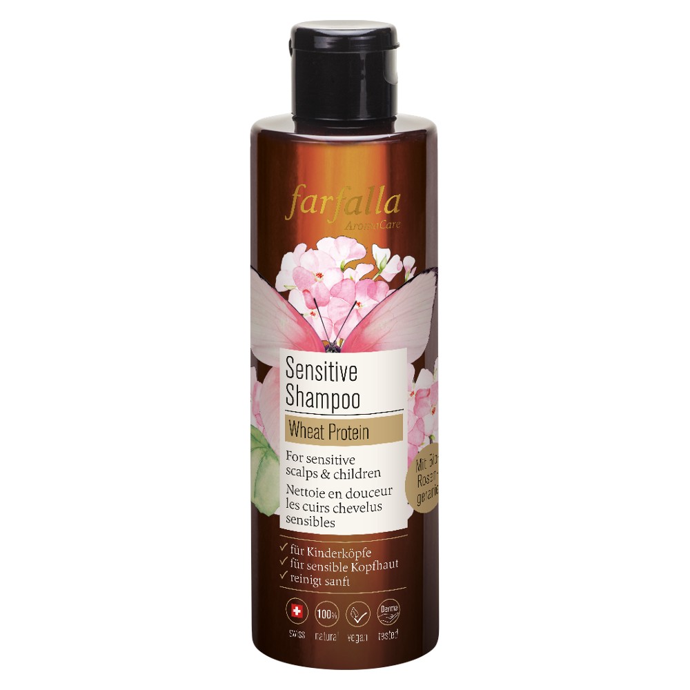 Sensitive Shampoo Wheat Protein, 200ml // farfalla