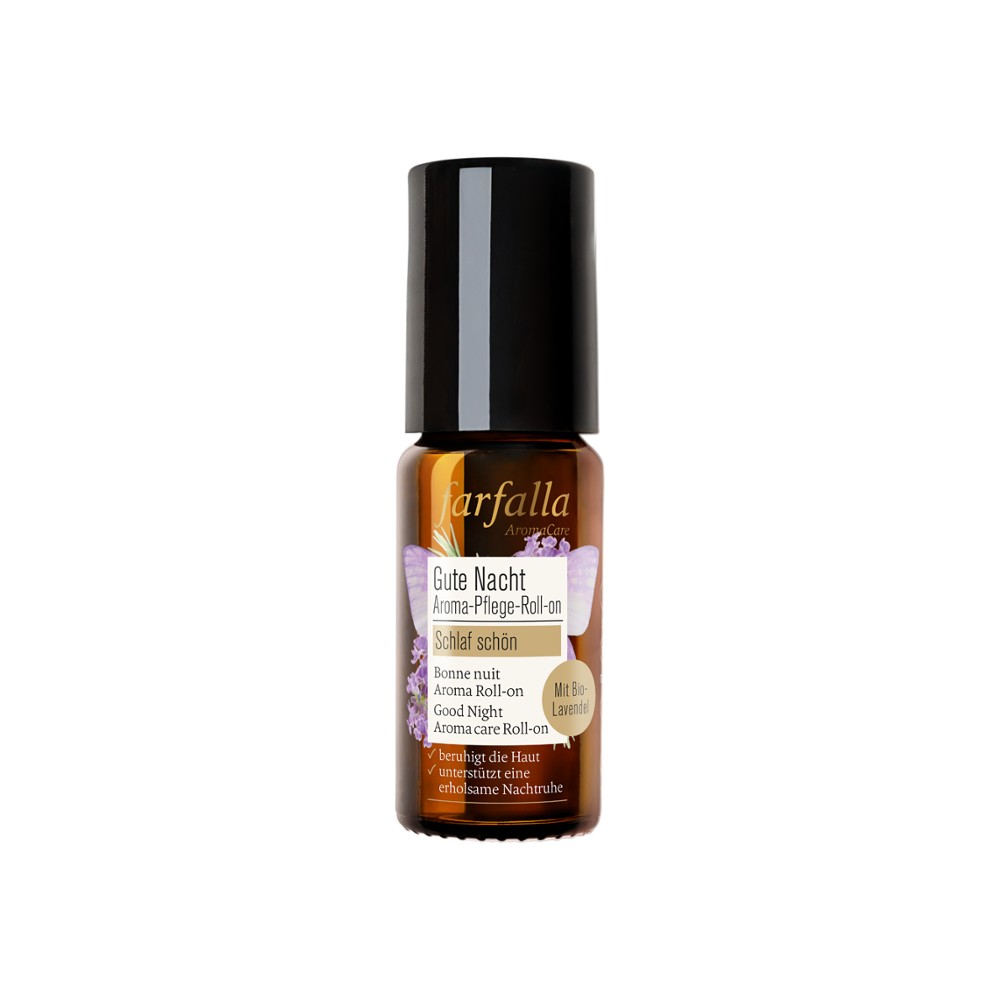 Gute Nacht Aroma-Pflege-Roll-on, Schlaf schön, 10ml // farfalla
