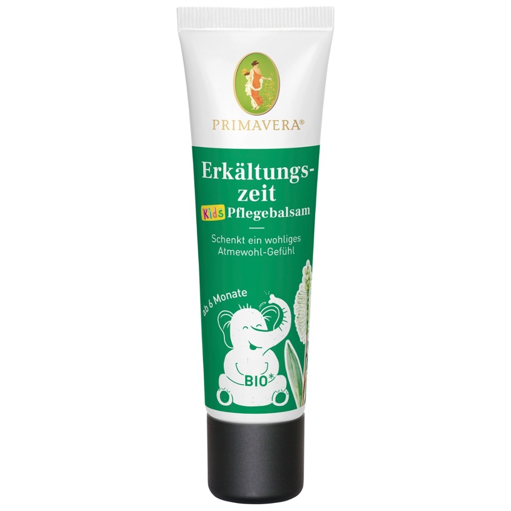 Erkältungszeit Baby & Kinder Pflegebalsam bio // PRIMAVERA