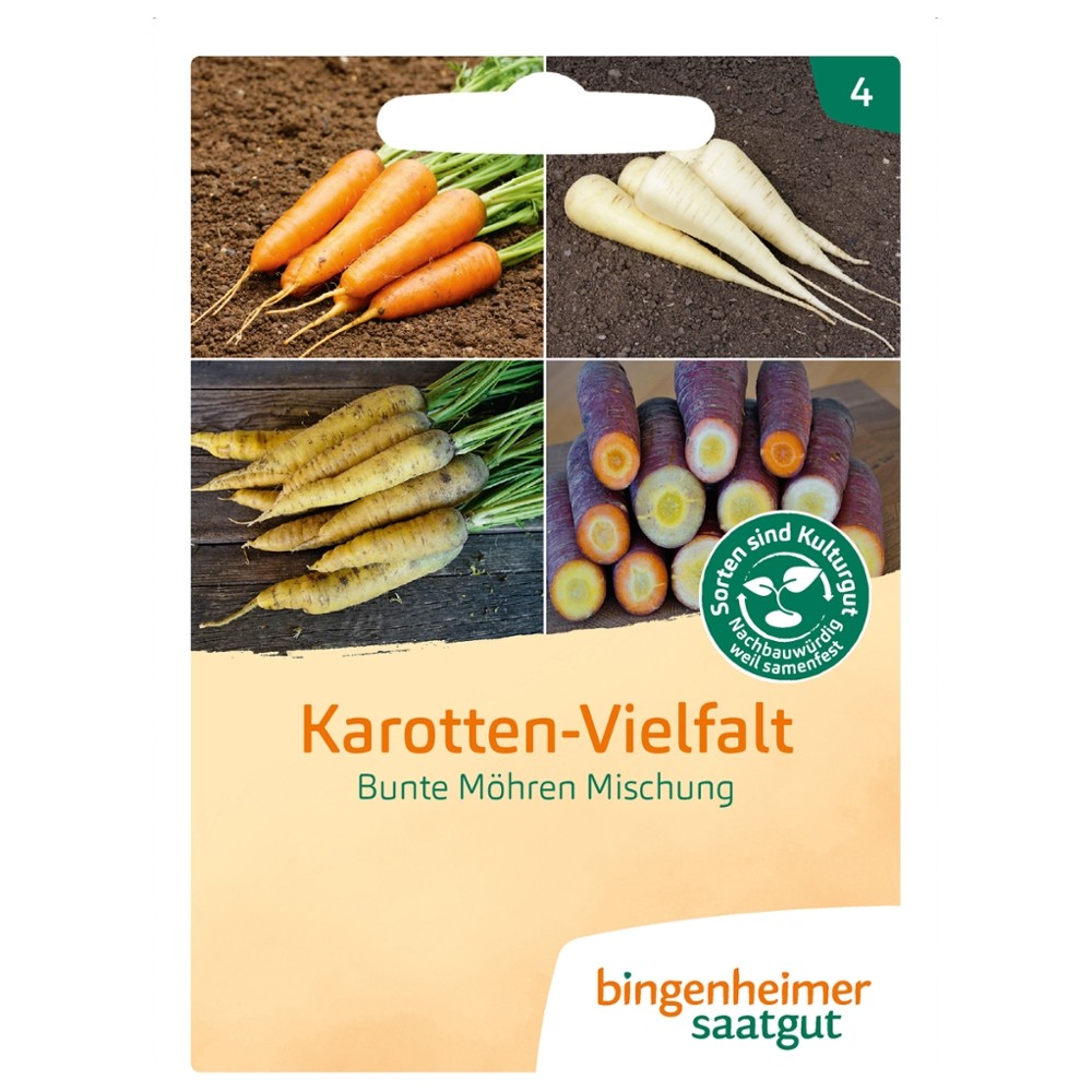 Möhrenmischung Karotten-Vielfalt // Bingenheimer Saatgut