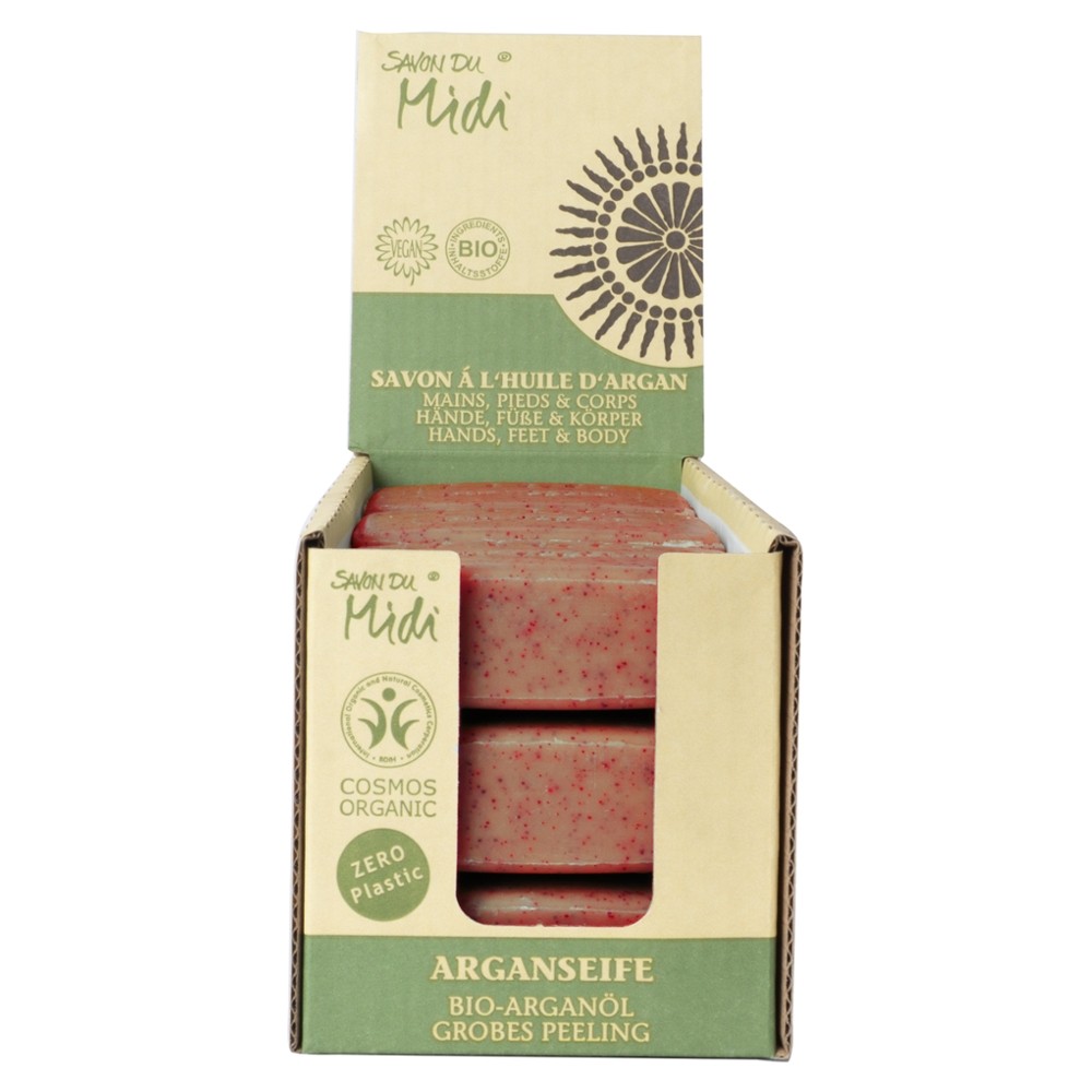Seife mit Arganöl Rose 100g // Savon du Midi