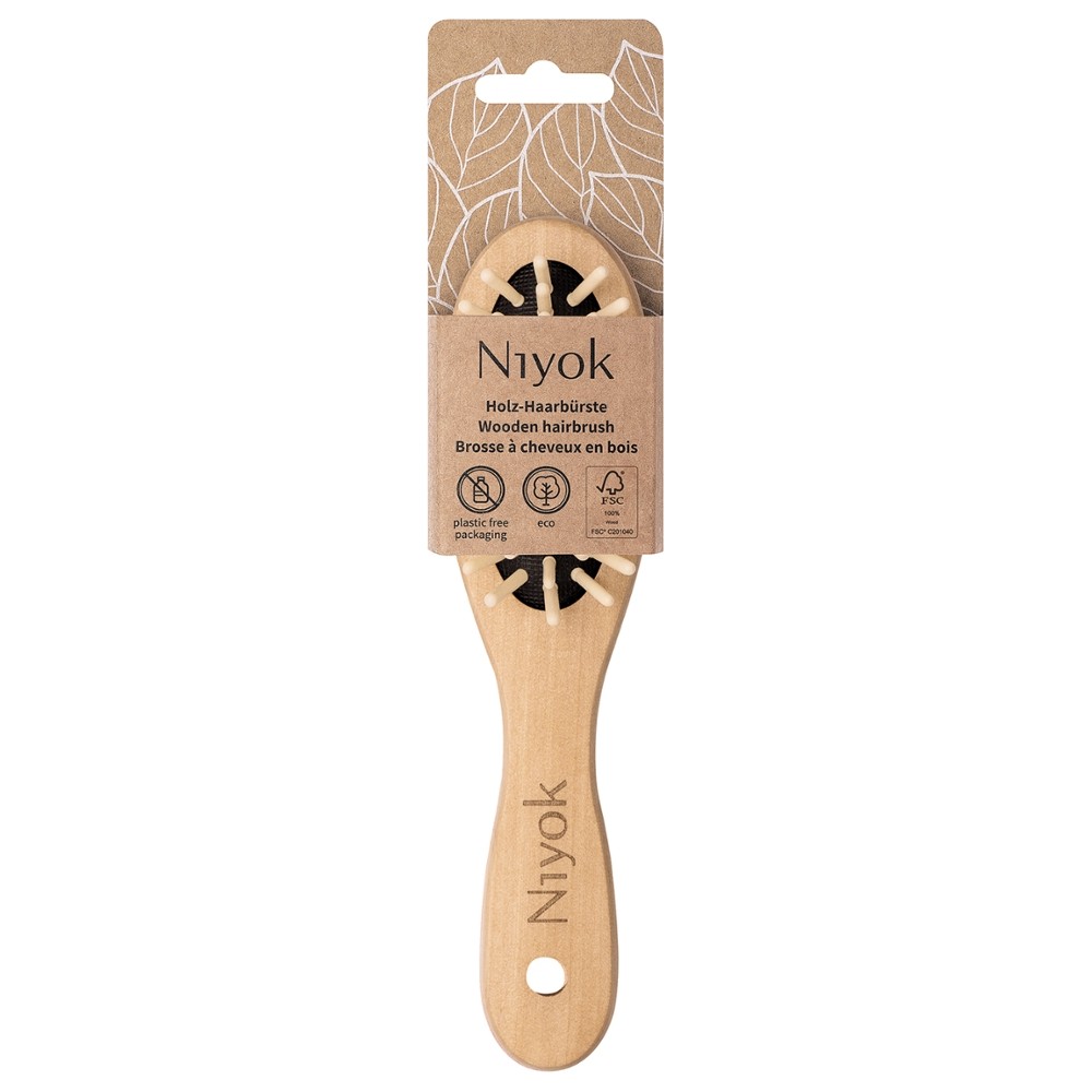 Holz-Haarbürste klein // Niyok