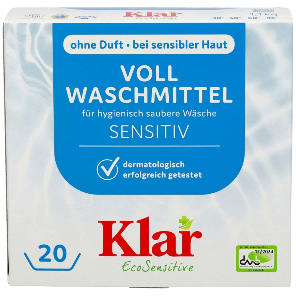 Vollwaschmittel // Klar