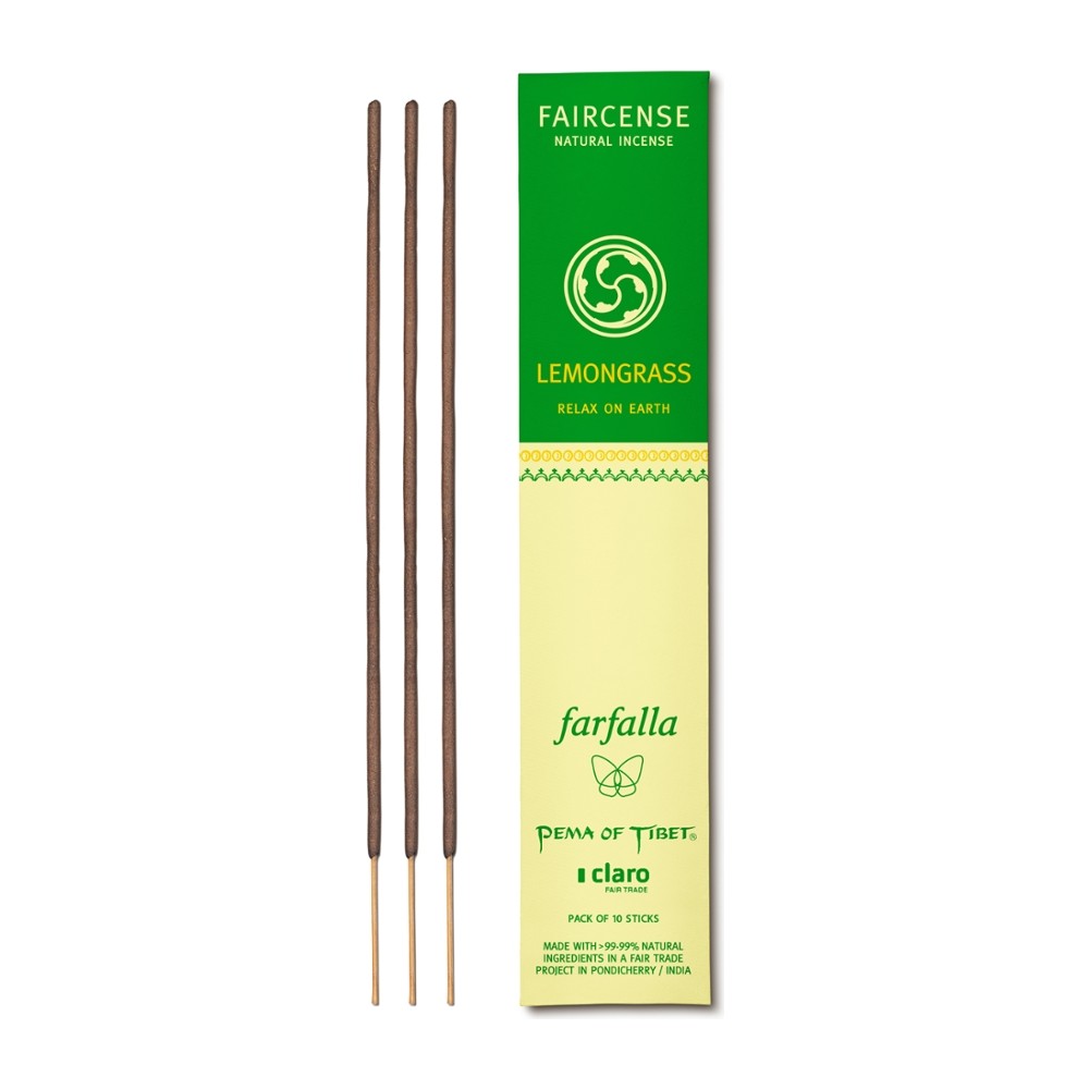 Lemongrass / Relax on Earth, Faircense Räucherstäbchen // farfalla
