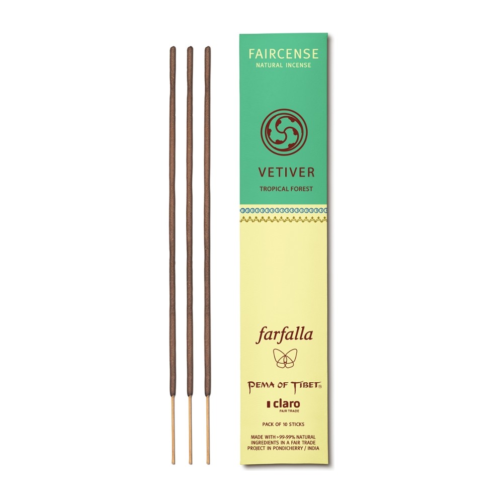 Vetiver / Tropical Forest, Faircense Räucherstäbchen // farfalla