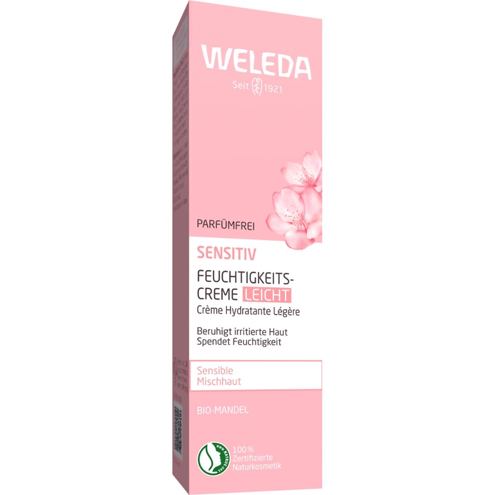 SensitivFeuchtigcremeLeichtMandelParfrei // Weleda