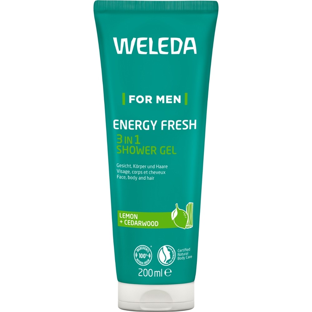For Men Energy Fresh 3in1 Shower Gel 200 ml // Weleda