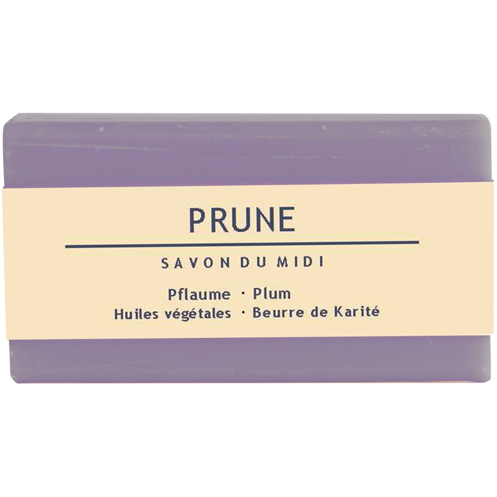 Seife mit Karité Butter Prune 100g // Savon du Midi