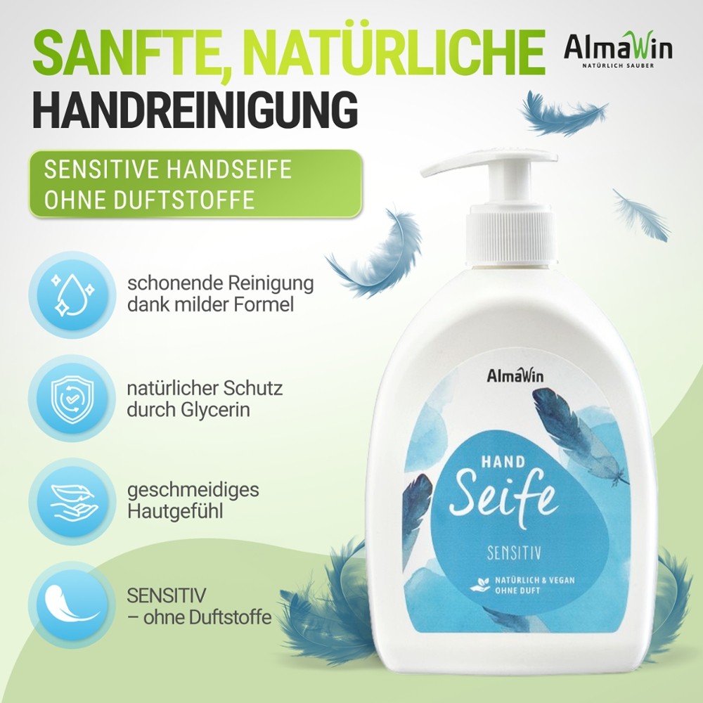 Flüssigseife Sensitiv // AlmaWin