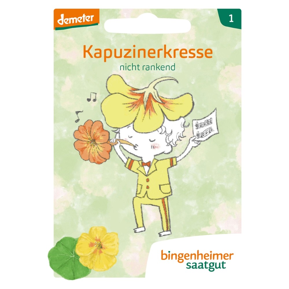 Garten-Bande - Kapuzinerkresse (nicht rankend) // Bingenheimer Saatgut