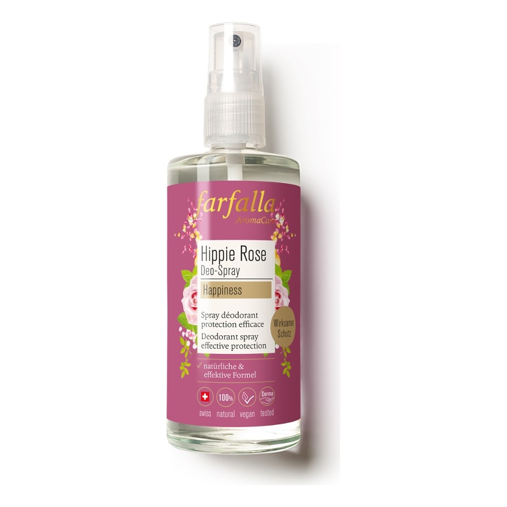 Hippie rose Happiness, Deo-Spray, 100ml // farfalla