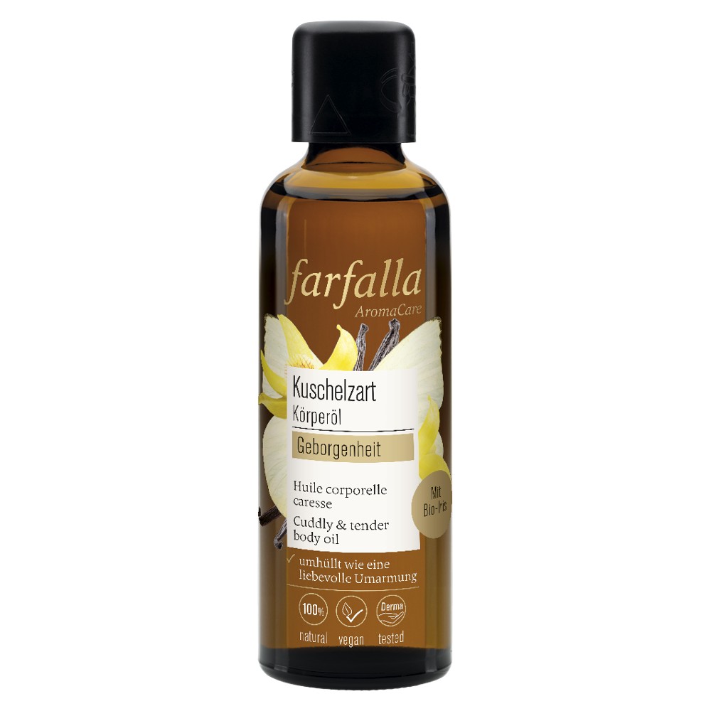 Geborgenheit, Kuschelzart Körperöl, 75ml // farfalla