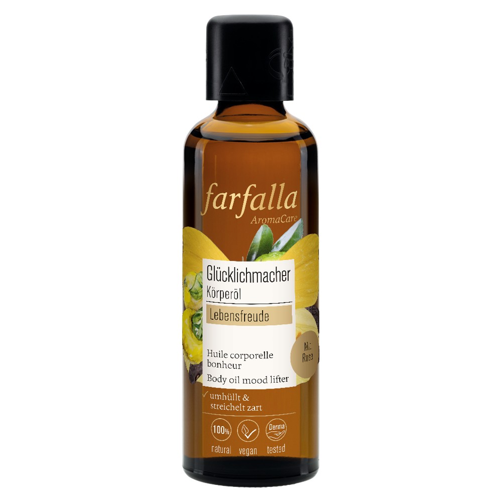 Lebensfreude, Glücklichmacher Körperöl, 75ml // farfalla