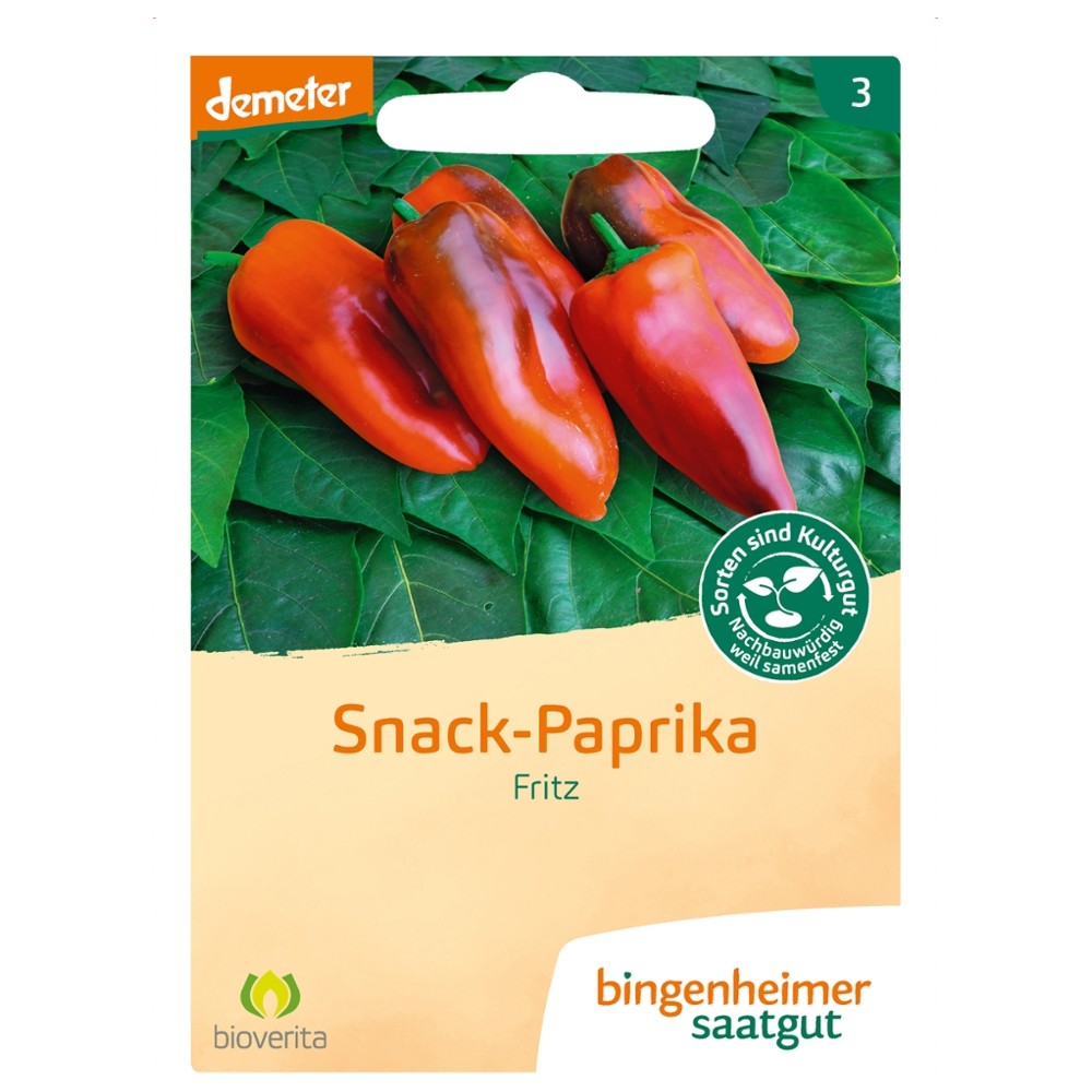 Snack-Paprika Fritz // Bingenheimer Saatgut