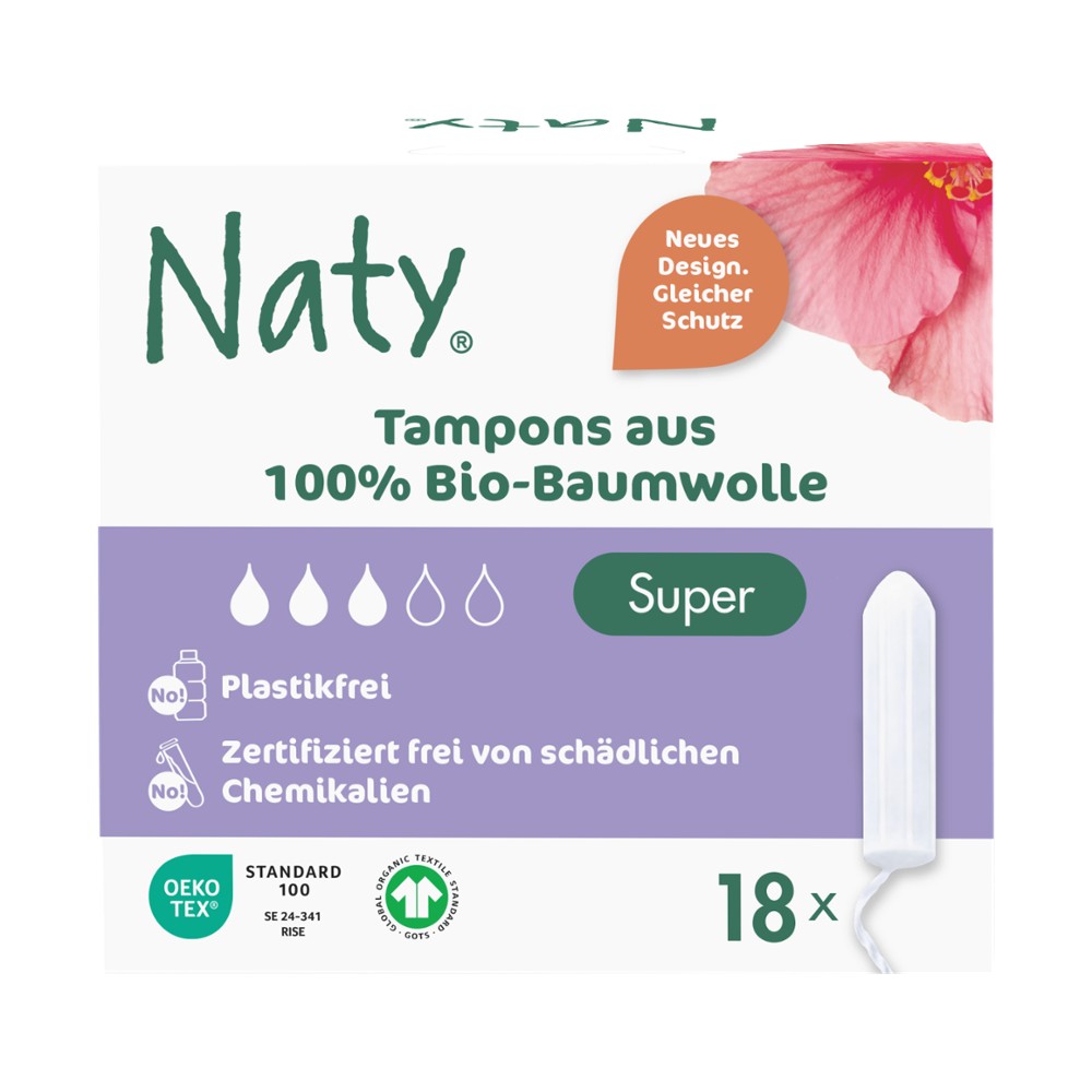 Tampons Super 18 Stück // Naty