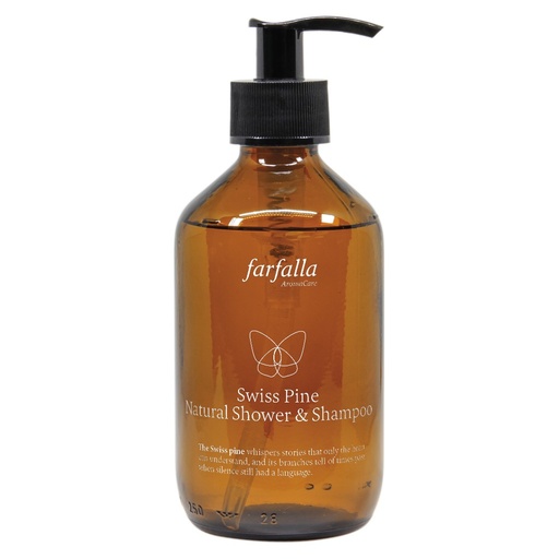[531101] Swiss Pine Natural Shower & Shampoo, 250ml // farfalla