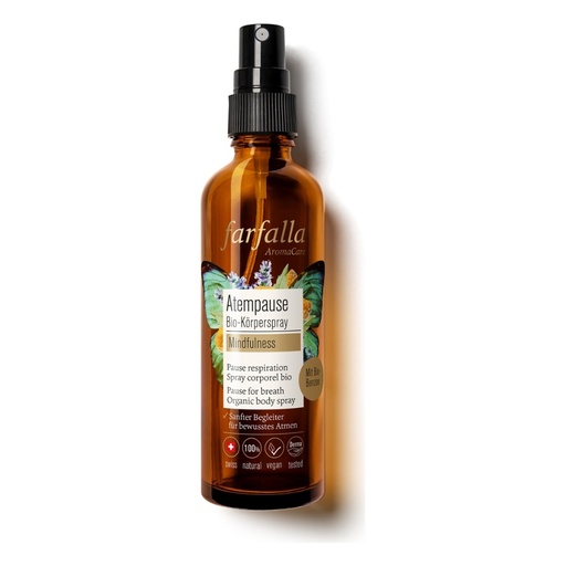 [583337] Mindfulness, Atempause Bio-Körperspray, 75ml // farfalla