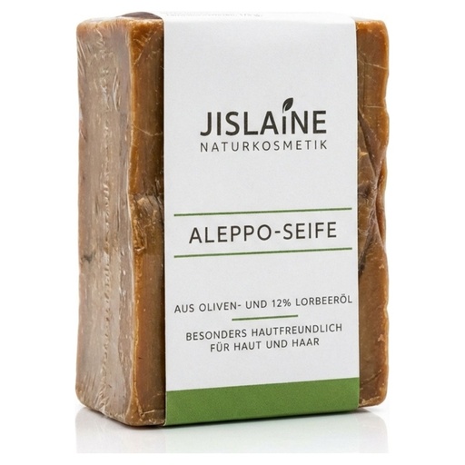 [568303] Aleppo-Seife Block, 200g // Jislaine Naturkosmetik