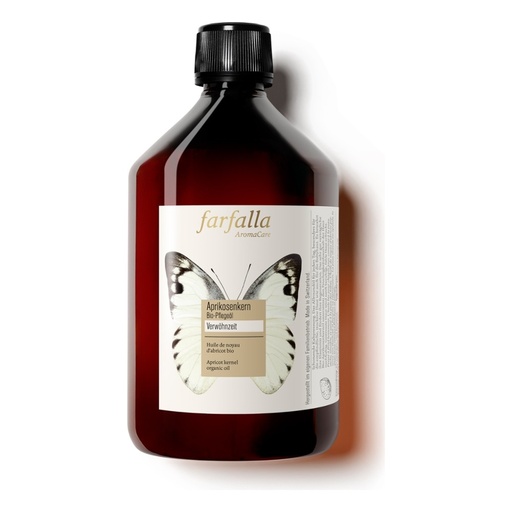 Aprikosenkern, Bio-Pflegeöl, 500ml // farfalla