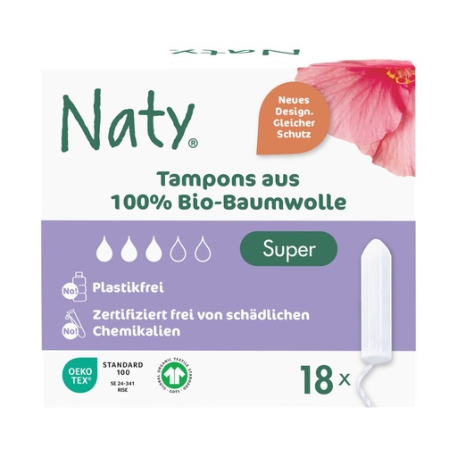 [620666] Tampons Super 18 Stück // Naty