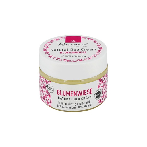[637066] Deo Creme Blumenwiese - vegan (100% natural) // Rosenrot Naturkosmetik