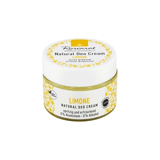 [637068] Deo Creme Limone - vegan (100% natural) // Rosenrot Naturkosmetik