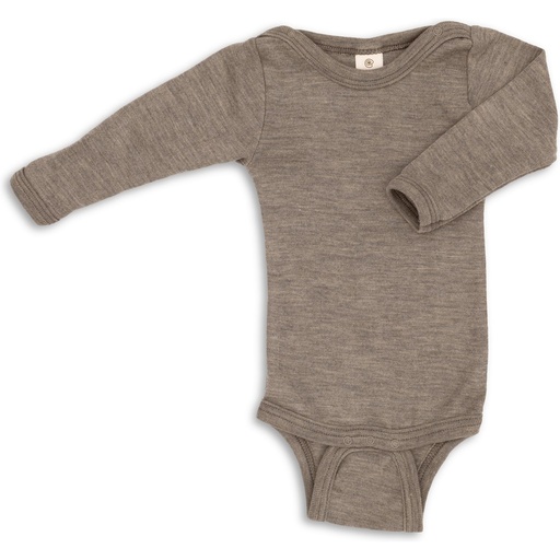 Baby-Body, langarm, mit Druckknöpfen, GOTS // ENGEL