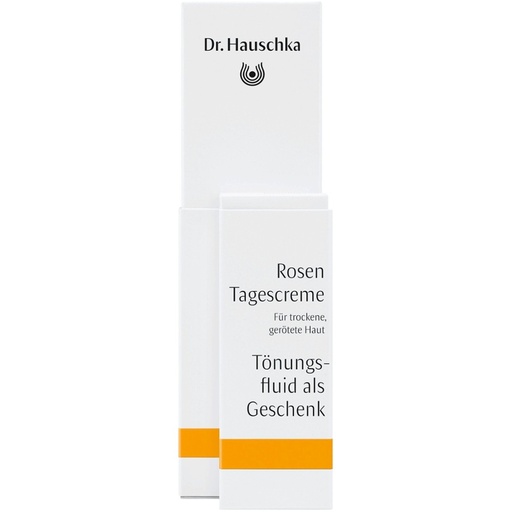 [946593] On-Pack Rosen Tagescreme leicht + Kleingröße Tönungsfluid // Dr. Hauschka