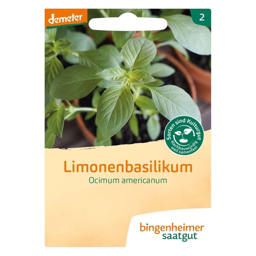 [521727] Limonenbasilikum // Bingenheimer Saatgut