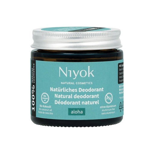 [546843] 2 in 1 Deodorant Creme Anti-Transpirant: aloha // Niyok