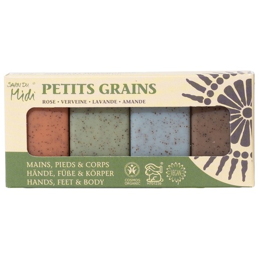 [478802] Gästeseifen PETIS GRAINS - Argan-Peelingseifen im Mini Format // Savon du Midi