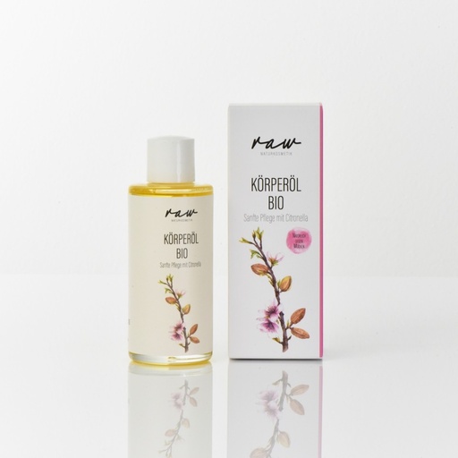 [529013] Bio Körperöl mit Citronella – Schutz vor Insekten & Pflege für Haut // raw Naturkosmetik