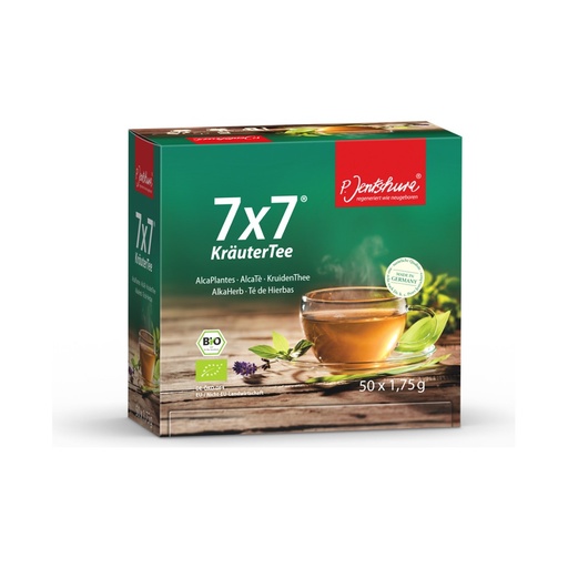[104309] 7x7 KräuterTee BIO 50er Filterbeutel // P. Jentschura