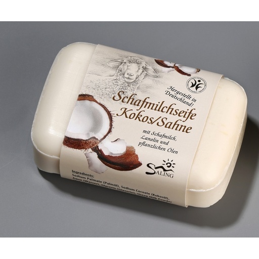 [40462] Schafmilchseife Kokos/ Sahne // Saling
