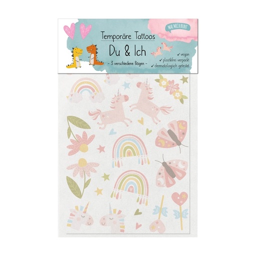 [538886] Nachhaltige Kindertattoos "Du & Ich" // Malmichbunt