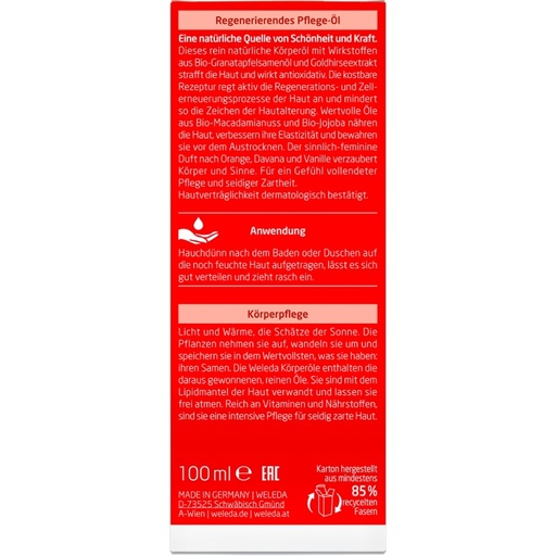 [44454] Granatapfel Regenerierendes Pflege-Öl // Weleda