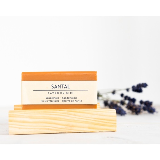 [47854] Seife mit Karité-Butter Sandelholz 100g // Savon du Midi