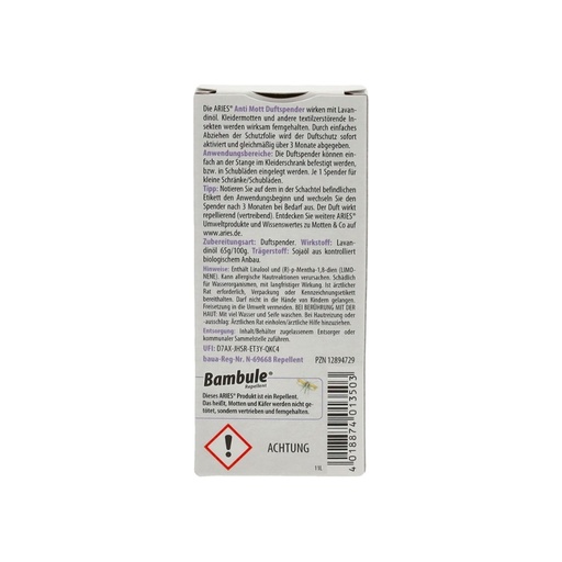 [51900] Anti Mott Duftspender 2er Set // Aries
