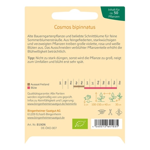 [52103] Cosmea // Bingenheimer Saatgut