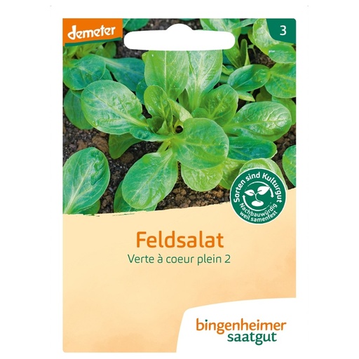 [52111] Feldsalat Verte à coeur plein 2 // Bingenheimer Saatgut