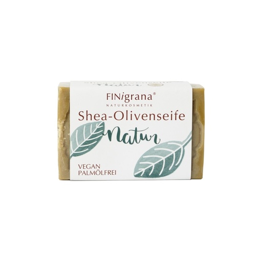[307461] FINigrana Aleppo Seife Olive mit Bio Shea Butter, Natur, 100g rechteckig // FINigrana® Naturkosmetik