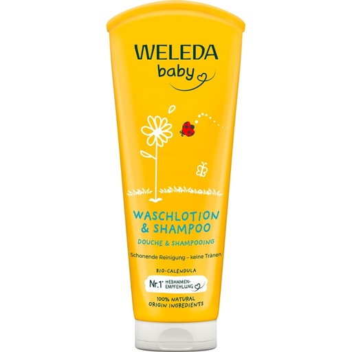 [440954] Calendula Waschlotion & Shampoo 200 ml // Weleda