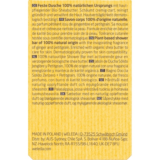 [440986] Feste Duschpflege Ginger + Petitgrain // Weleda