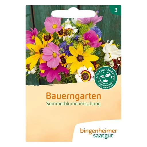 [ex521687] Mischung Blumen Bauerngarten // Bingenheimer Saatgut