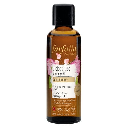 [530973] Aromamour, Liebeslust Massageöl, 75ml // farfalla